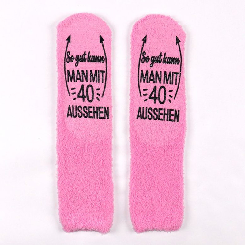 Korálové sametové hrubé lepicí ponožky Korálové sametové hrubé lepicí ponožky