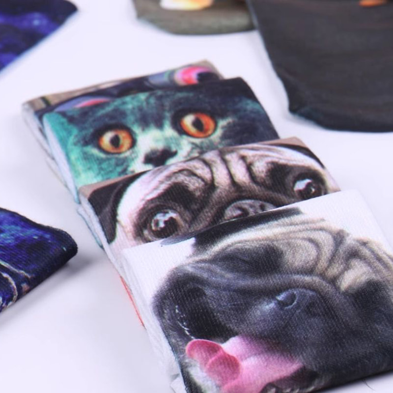 3D ponožky Evropské a americké personalizované ponožky Harajuku Krátké ponožky 3D ponožky Evropské a americké personalizované ponožky Harajuku Krátké ponožky