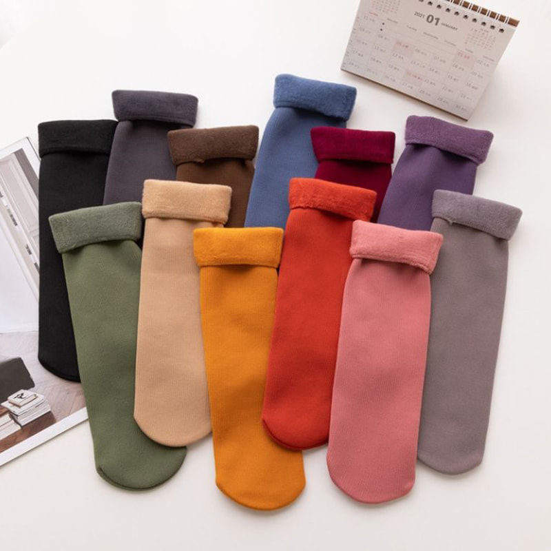 Ponožky pro děti, mezipodešvici, podzimní a zimní vertikální pruhy, napodobeniny Snow ponožky, husté samety mužů a žen Ponožky pro děti, mezipodešvici, podzimní a zimní vertikální pruhy, napodobeniny Snow ponožky, husté samety mužů a žen