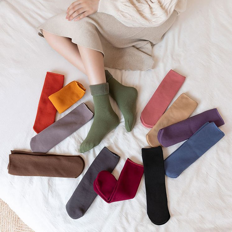 Ponožky pro děti, mezipodešvici, podzimní a zimní vertikální pruhy, napodobeniny Snow ponožky, husté samety mužů a žen Ponožky pro děti, mezipodešvici, podzimní a zimní vertikální pruhy, napodobeniny Snow ponožky, husté samety mužů a žen