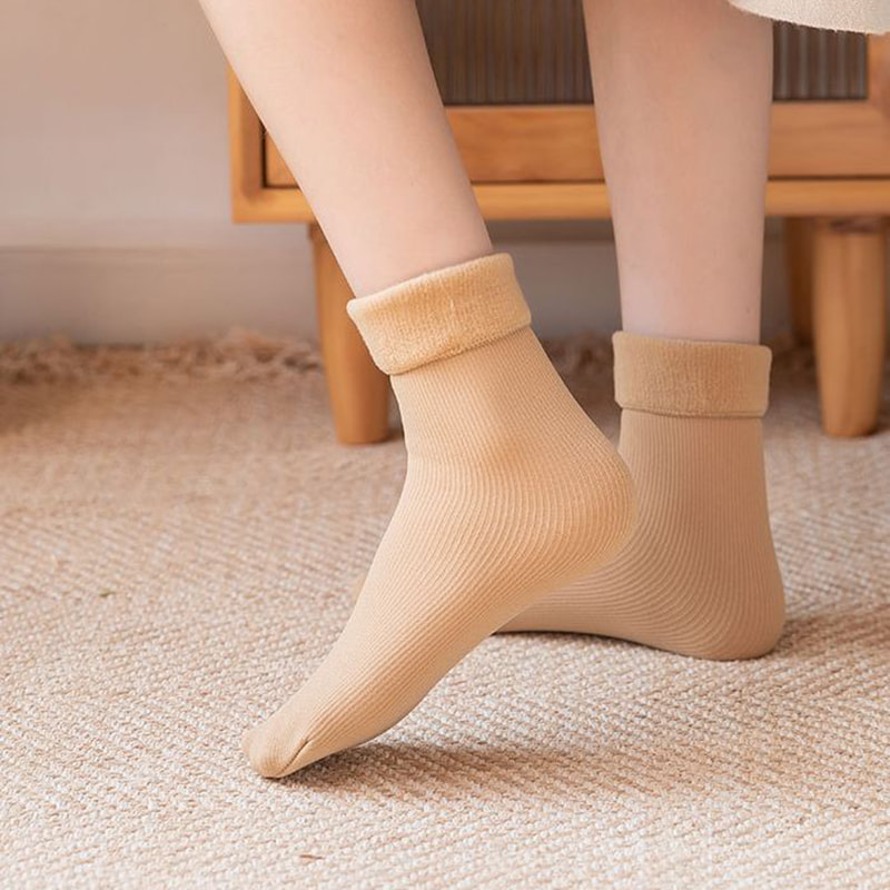 Ponožky pro děti, mezipodešvici, podzimní a zimní vertikální pruhy, napodobeniny Snow ponožky, husté samety mužů a žen Ponožky pro děti, mezipodešvici, podzimní a zimní vertikální pruhy, napodobeniny Snow ponožky, husté samety mužů a žen